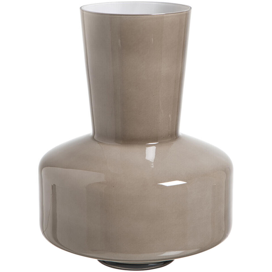 Leen Bakker - Vaas Cire - - 26xØ20 Cm - Glas - Groen afbeelding 1