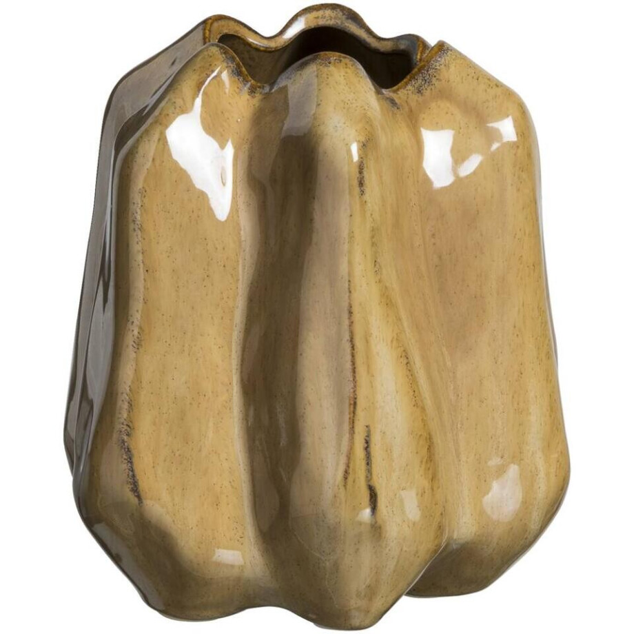 Leen Bakker - Vaas Fleurie - Zand - 16,5x14,5x16,2 Cm - Stoneware - Taupe - 14.5x16.5x16.2 Cm Leen Bakker - Vaas Fleurie - Zand - 16,5x14,5x16,2 Cm - Stoneware - Taupe - 14.5x16.5x16.2 Cm afbeelding 1