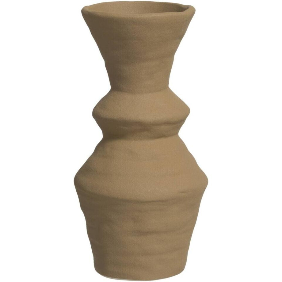 Leen Bakker - Vaas Nora - Bronskleurig - 24,5xØ12,3 Cm - Keramiek - Bronskleurig#Bruin - H24.5 Cm Leen Bakker - Vaas Nora - Bronskleurig - 24,5xØ12,3 Cm - Keramiek - Bronskleurig#Bruin - H24.5 Cm afbeelding 1
