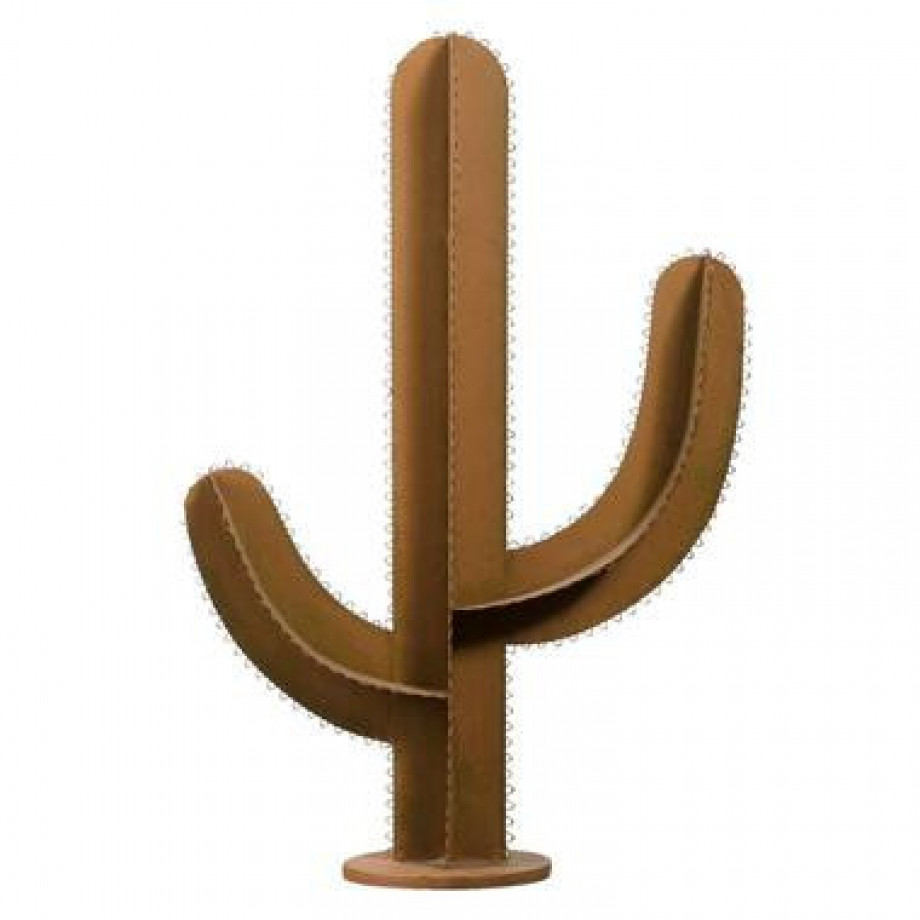 Beeld Cactus - bruin - 51x32x12,7 cm - Leen Bakker afbeelding 1