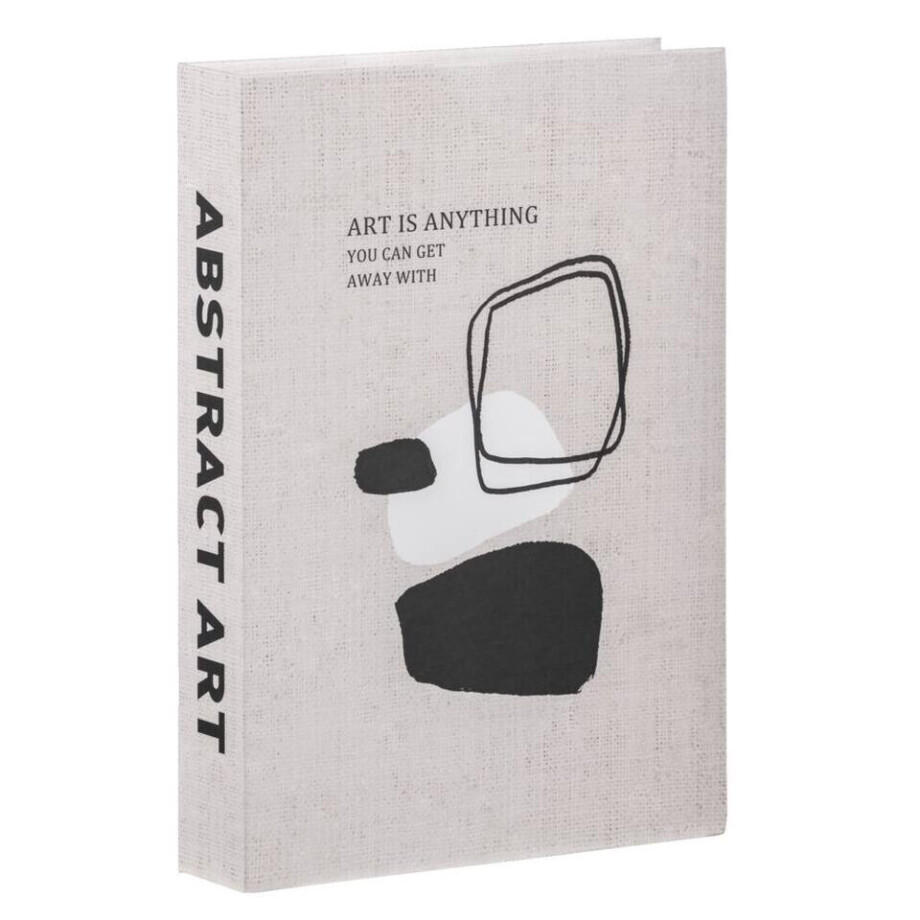 Leen Bakker - Opbergboek Art - Naturel - 21x30x5 Cm - Papier - Bruin Leen Bakker - Opbergboek Art - Naturel - 21x30x5 Cm - Papier - Bruin afbeelding 1