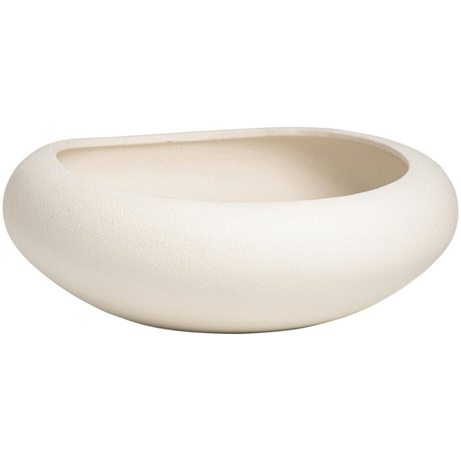 Leen Bakker - Decorative Schaal Dust - 8,5xØ28,5 Cm - Keramiek - Grijs afbeelding 1
