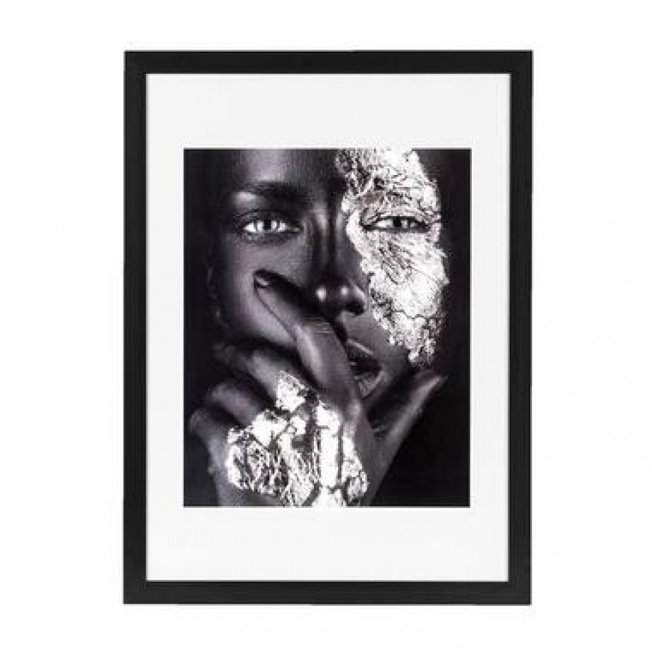 Fotolijst Utrecht - zwart - 50x70 cm - Leen Bakker afbeelding 1