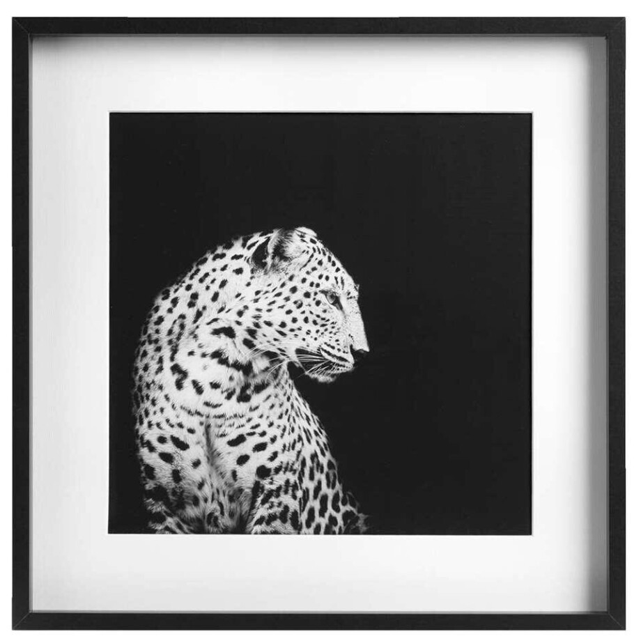 Leen Bakker - Fotolijst Goes - 40x40 Cm - MDF - Zwart Leen Bakker - Fotolijst Goes - 40x40 Cm - MDF - Zwart afbeelding 1