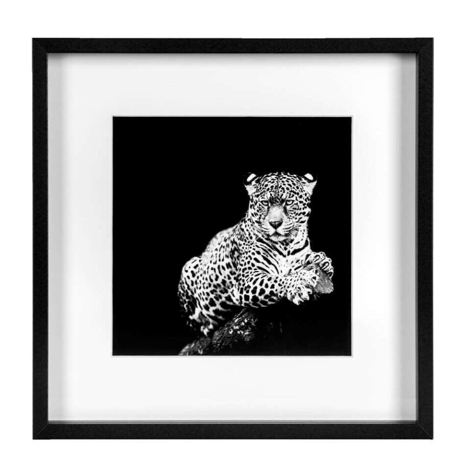 Leen Bakker - Fotolijst Goes - 30x30 Cm - MDF - Zwart Leen Bakker - Fotolijst Goes - 30x30 Cm - MDF - Zwart afbeelding 1