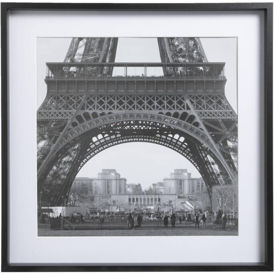 Leen Bakker - Fotolijst Goes - 50x50 Cm - MDF/Glas - Zwart Leen Bakker - Fotolijst Goes - 50x50 Cm - MDF/Glas - Zwart afbeelding 1