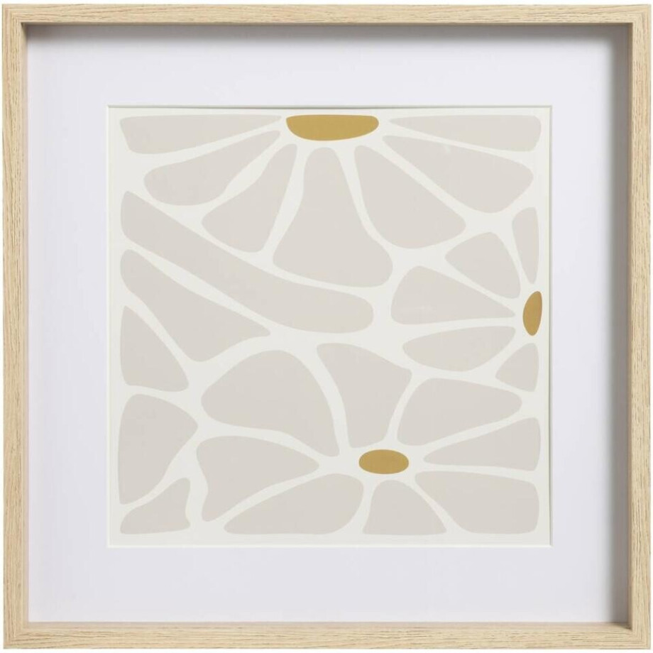 Leen Bakker - Fotolijst Goes - Naturel - 40x40 Cm - MDF/Glas - Beige afbeelding 1