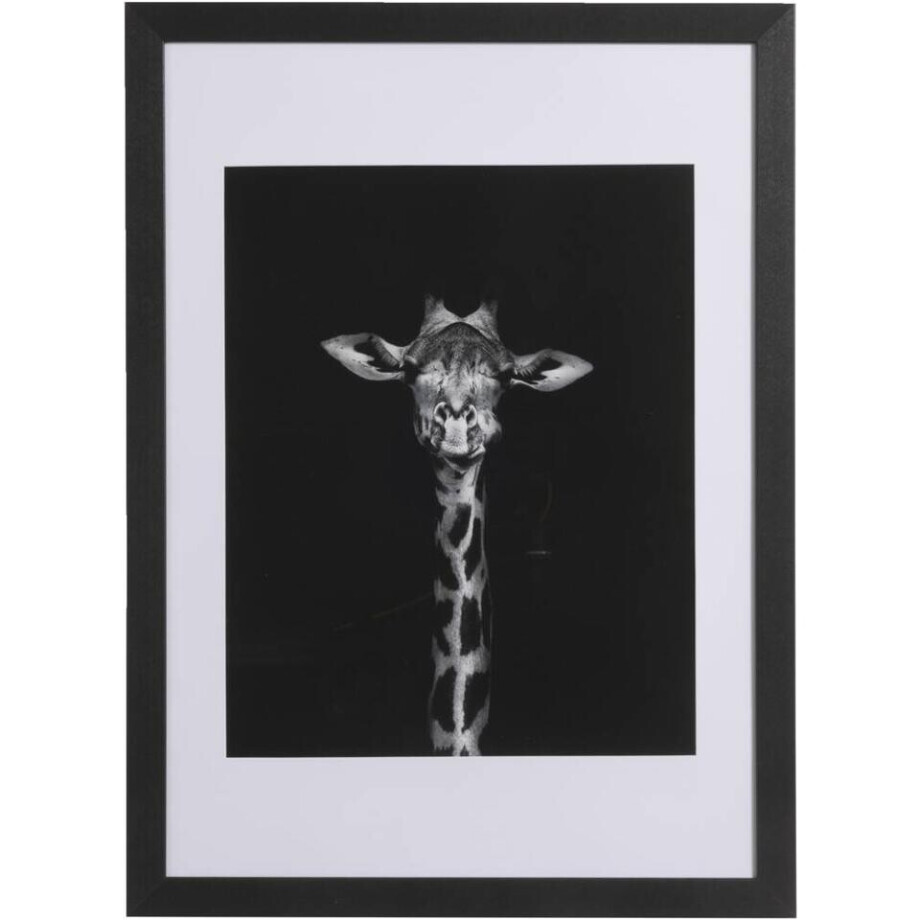 Leen Bakker - Fotolijst Haarlem - 50x70 Cm - MDF/Glas - Zwart Leen Bakker - Fotolijst Haarlem - 50x70 Cm - MDF/Glas - Zwart afbeelding 1