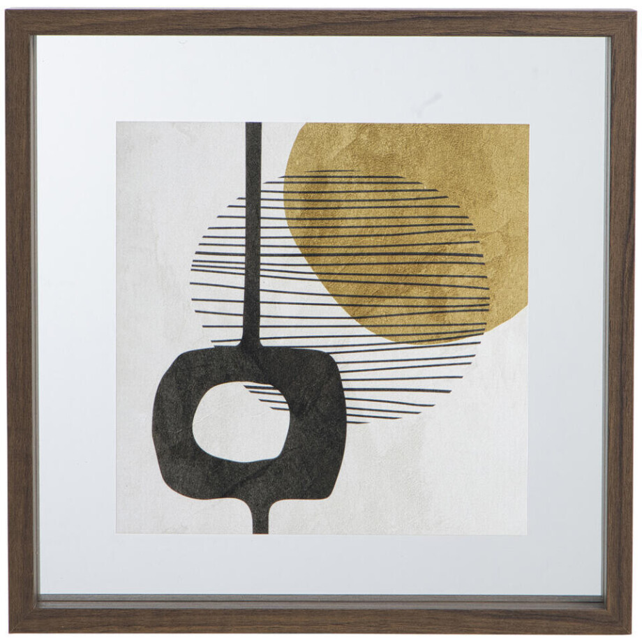 Leen Bakker - Fotolijst Leiden Walnoot - 30x30 Cm - MDF - Bruin - 4x30x30 Cm Leen Bakker - Fotolijst Leiden Walnoot - 30x30 Cm - MDF - Bruin - 4x30x30 Cm afbeelding 1