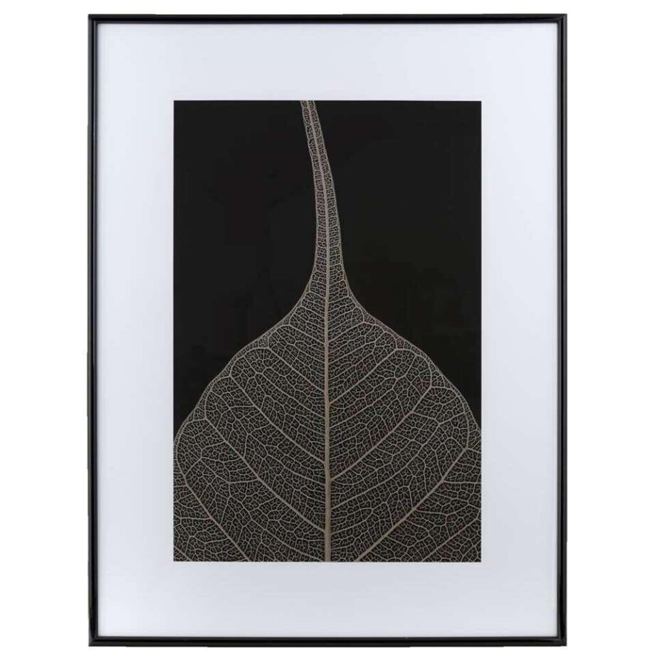Leen Bakker - Fotolijst Easy Frame - 60x80 Cm - Kunststof - Zwart afbeelding 1