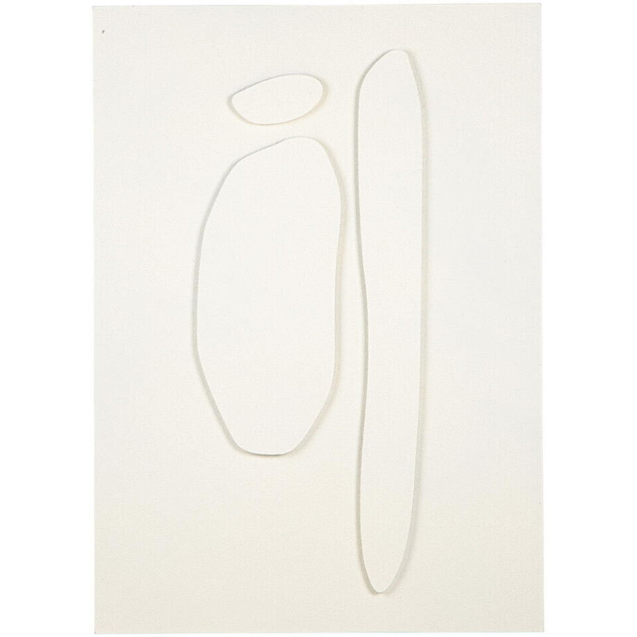 Decopaneel Nordic 2 Off-white Mdf 70x50 Cm - 2.8x50x70 Cm Decopaneel Nordic 2 Off-white Mdf 70x50 Cm - 2.8x50x70 Cm afbeelding