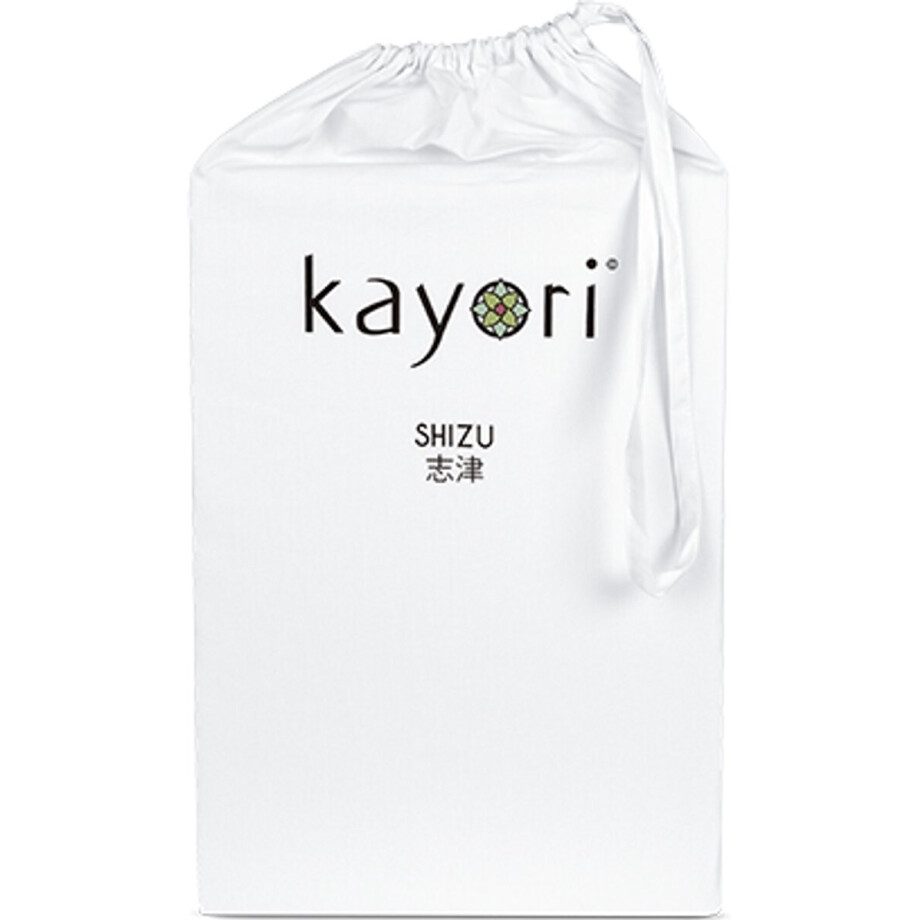 Kayori Shizu Hoeslaken Perkal - 80-90x200cm - Matrasdikte 35cm - Rondom Elastiek - Biologisch Katoen - Strijkvrij - Wit Kayori Shizu Hoeslaken Perkal - 80-90x200cm - Matrasdikte 35cm - Rondom Elastiek - Biologisch Katoen - Strijkvrij - Wit afbeelding 1