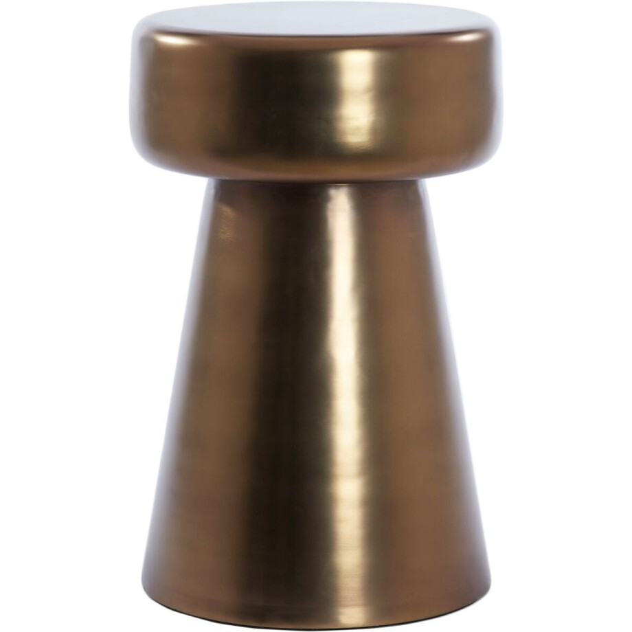 Light & Living Bijzettafel Dakwa - Bruin Brons - Ø29cm - Modern afbeelding 1