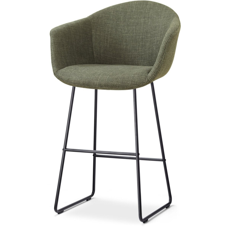 Nolon Nino-Otis barkruk forestgroen - zwart onderstel - 75 cm Nolon Nino-Otis barkruk forestgroen - zwart onderstel - 75 cm afbeelding 1