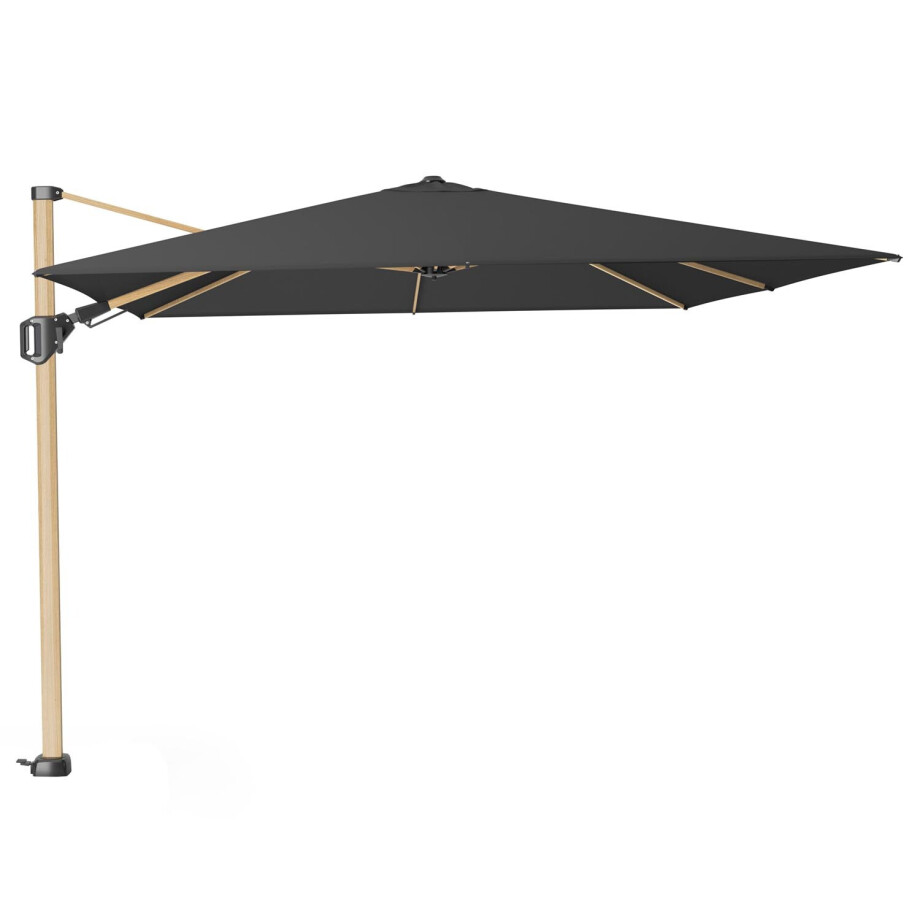 Zweefparasol Challenger T2 Oak premium 300x300cm (Faded black) afbeelding 