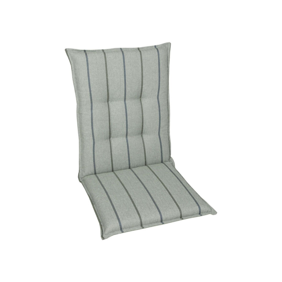 GO-DE Textil Tuinkussen (Stoelkussens voor stoelen met een normale rugleuning, Taupe) afbeelding 1