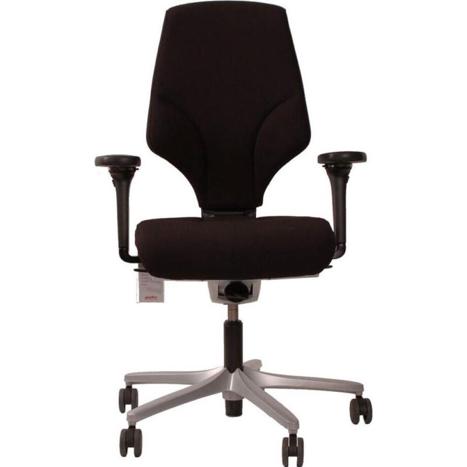 Bureaustoel Giroflex 64-8778 XL Comfort Bekleding Zwart Voetkruis Aluminium afbeelding 1