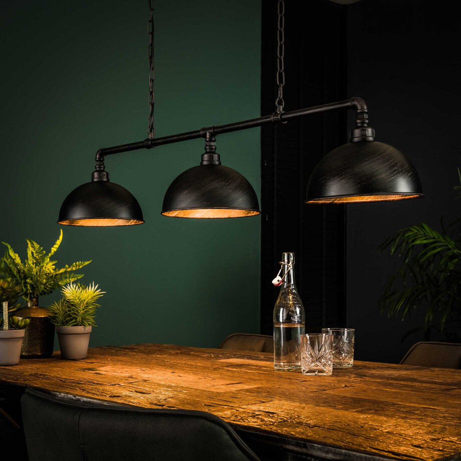 Industriële Hanglamp 'Barrett' 3-lamps afbeelding 1