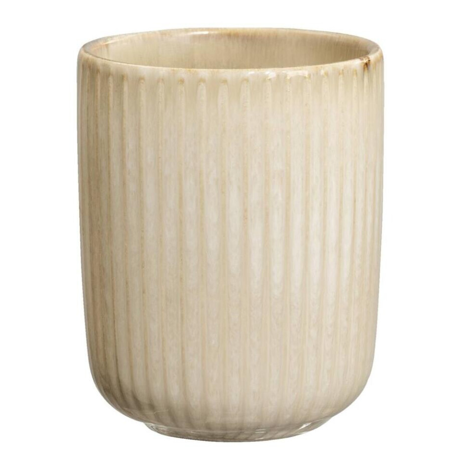 Leen Bakker - Mok Zonder Oor Camille - 300 Ml - Stoneware - Beige - B10 Cm afbeelding 1