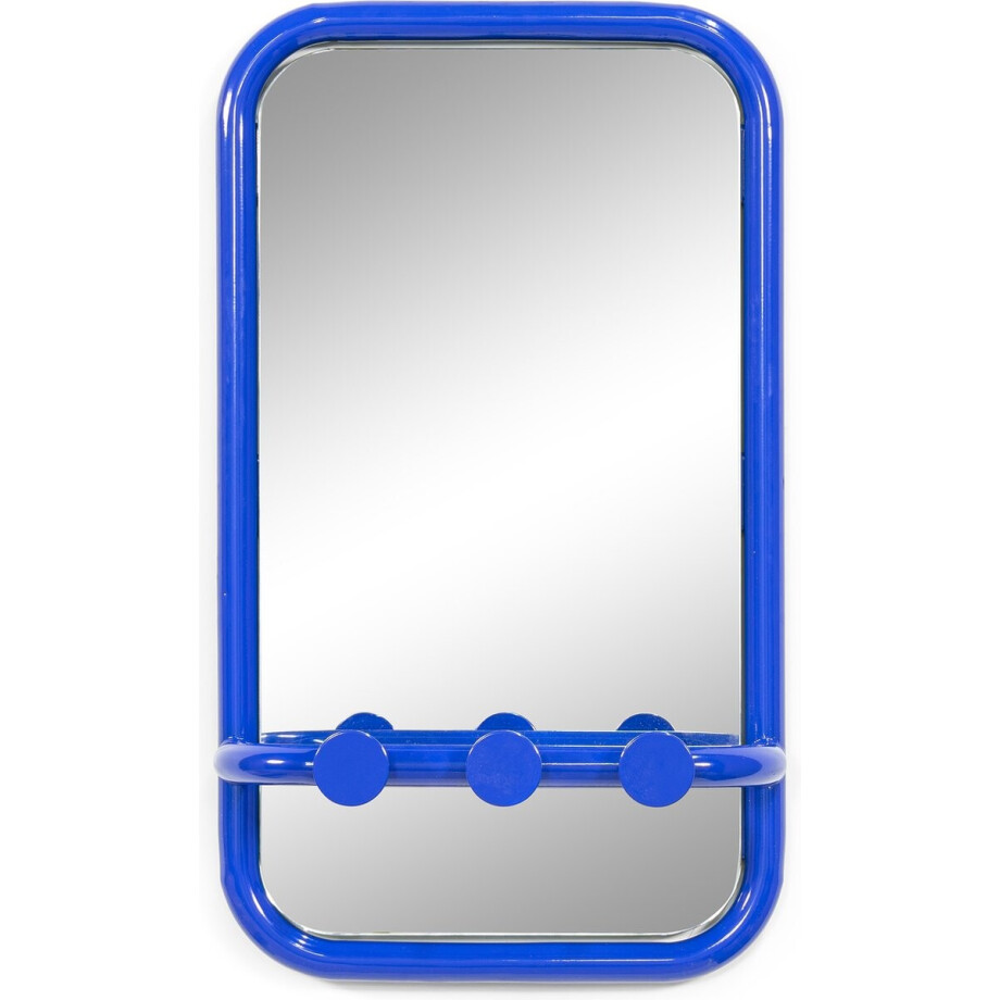 Spinder Design spiegel Retro Spiegel - Ultramarine - 3 haken - Staal afbeelding 1