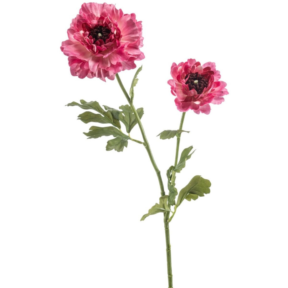 Emerald - Kunstbloem Ranonkel Japans 65cm roze - Kunstplant voor binnen Emerald - Kunstbloem Ranonkel Japans 65cm roze - Kunstplant voor binnen afbeelding 1