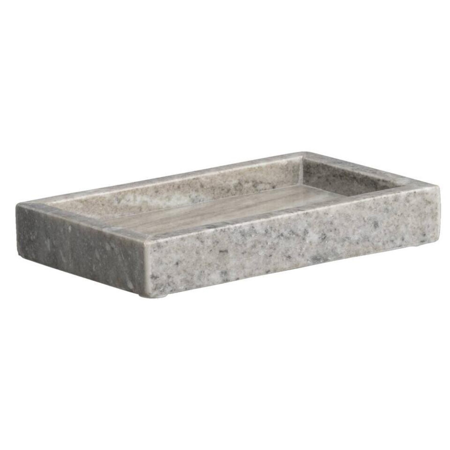 Leen Bakker - Tray Ivy - - 20x12 Cm - Marmer - Taupe Leen Bakker - Tray Ivy - - 20x12 Cm - Marmer - Taupe afbeelding 1