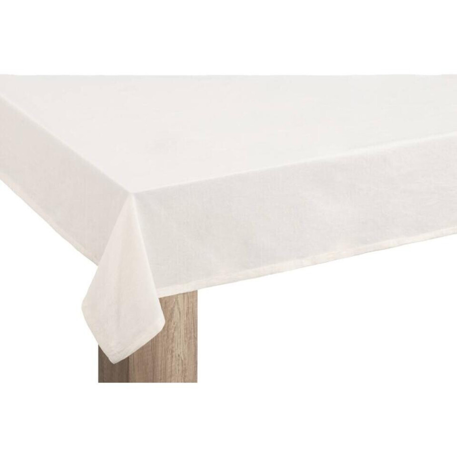 Leen Bakker - Tafelkleed Camille - Off-white -140x260 Cm - Katoen - Wit afbeelding 1
