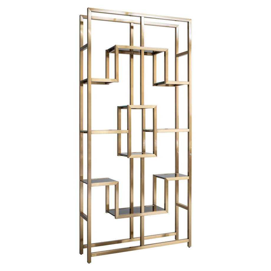 Richmond Wandkast 'Magnus' 230 x 108cm, kleur Brushed Gold afbeelding 1
