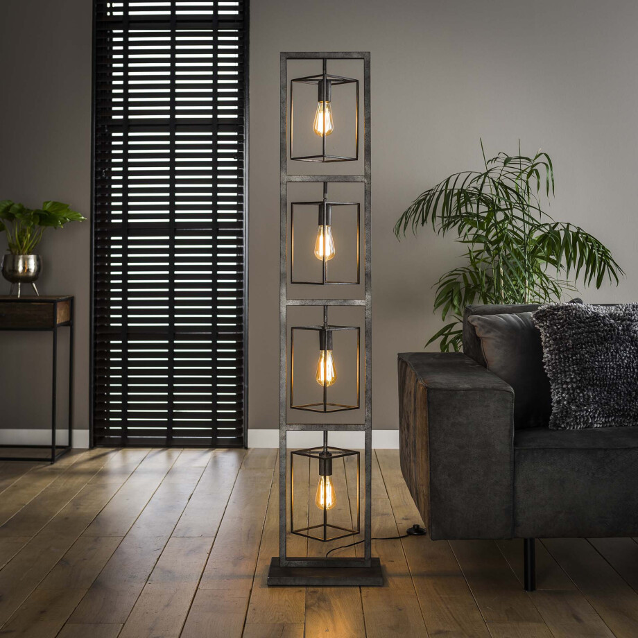 Vloerlamp 'Chevy' 4-lamps 160cm afbeelding 1