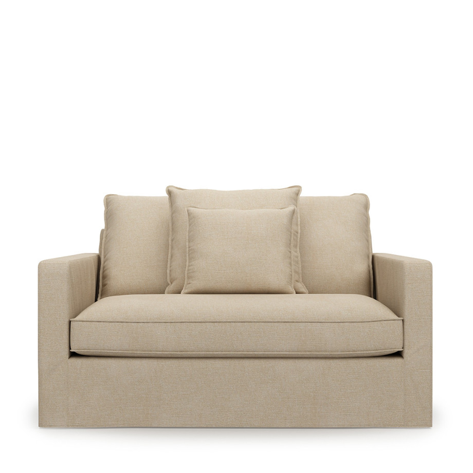 Loveseat Lennox, Natural, Washed Cotton afbeelding 1