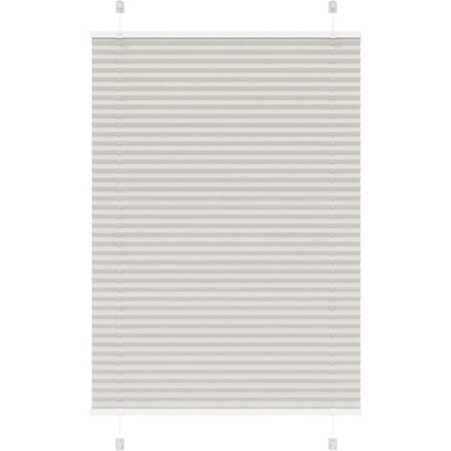 vidaXL - Plissé - rolgordijn - 95x100 - cm - stofbreedte - 94,4 - cm - polyester afbeelding 1