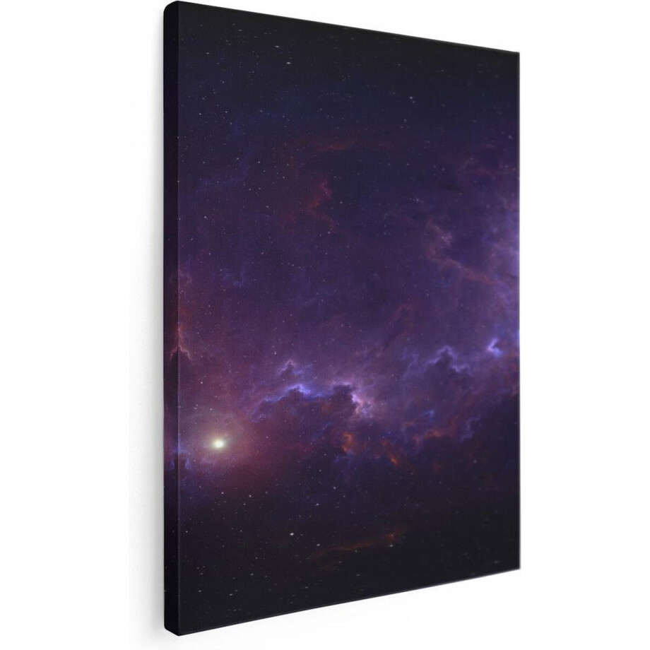Artaza Canvas Schilderij Ruimte - Heelal - 60x80 - Foto Op Canvas - Canvas Print afbeelding 1