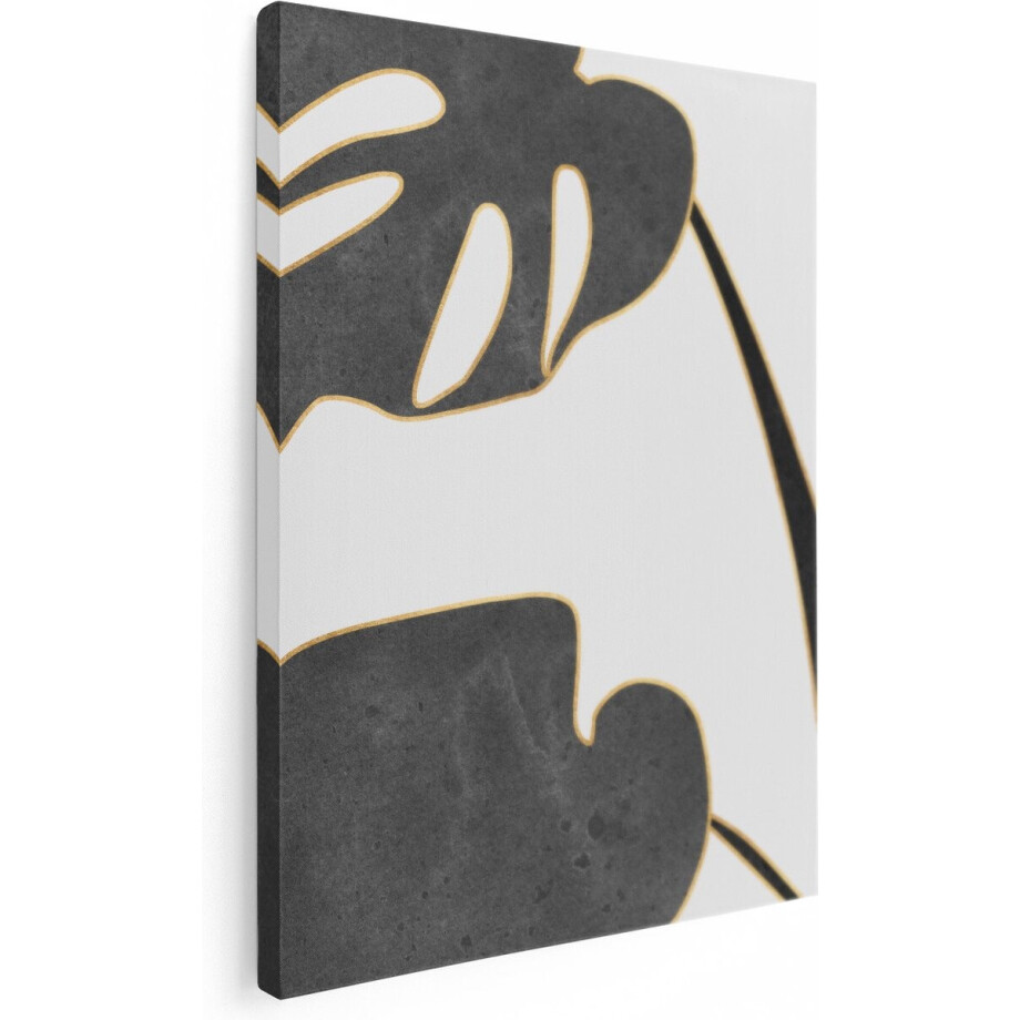 Artaza Canvas Schilderij Abstracte Kunst Bobo Art - 60x80 - Foto Op Canvas - Canvas Print - Muurdecoratie afbeelding 1