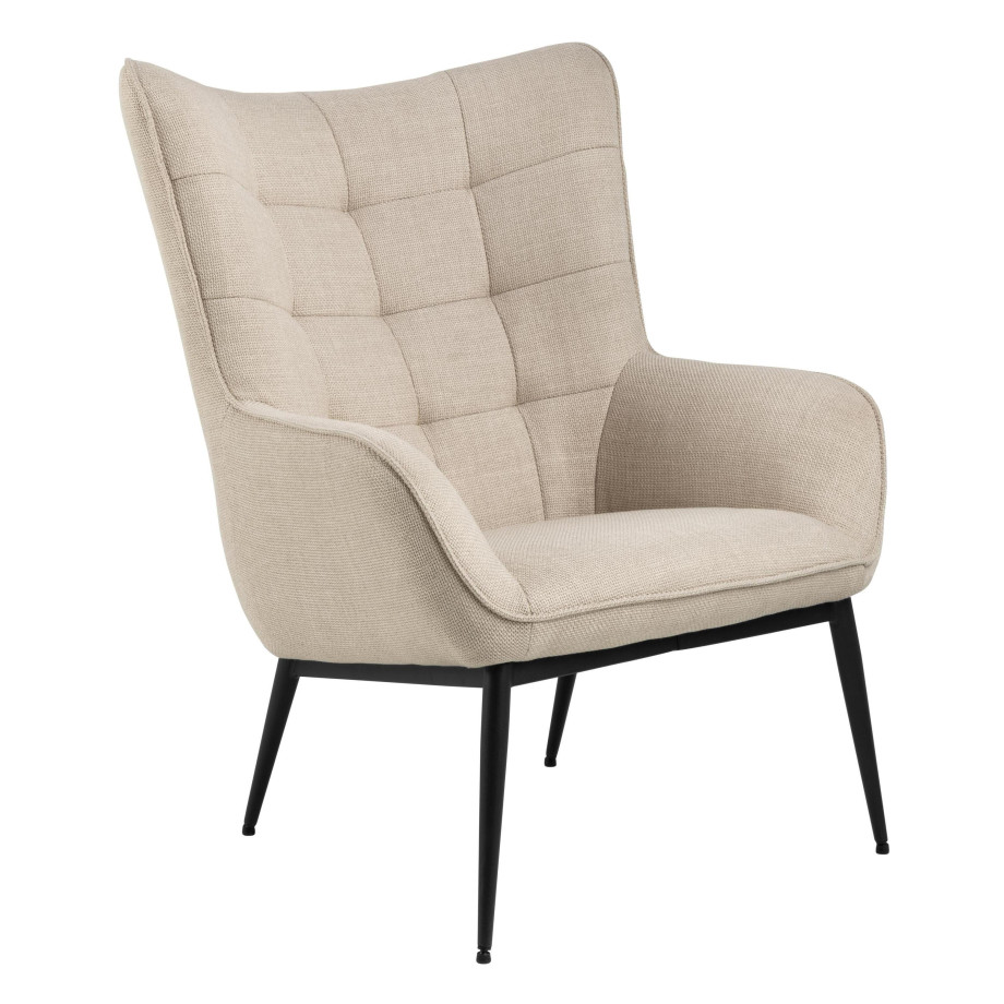 Bendt Fauteuil 'Kittie' kleur Beige afbeelding 1