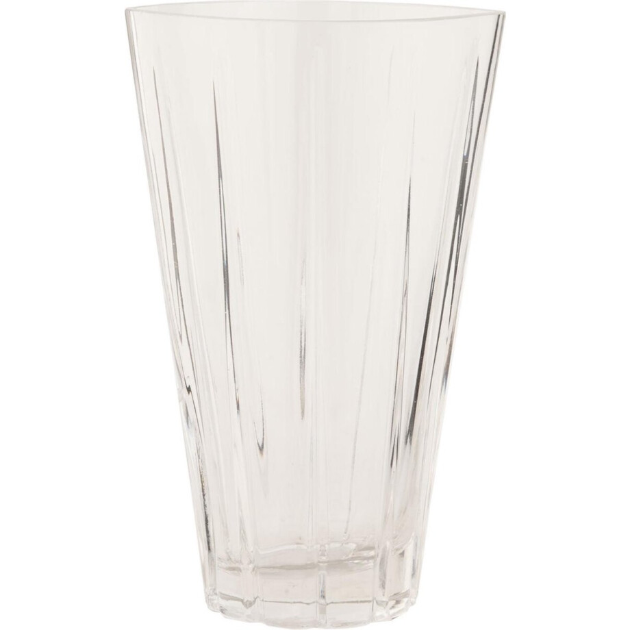 Clayre & Eef - Vaas - Bloemenvaas van helder glas afmeting 14 x 11 x 22 cm. afbeelding 1
