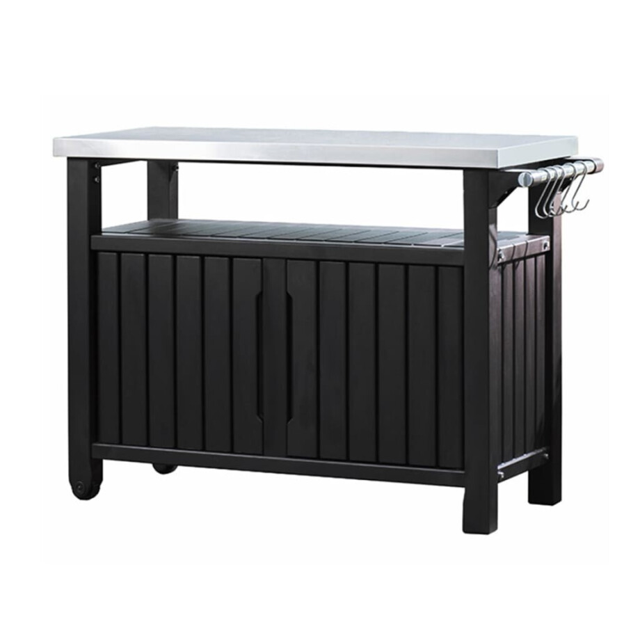 Keter Tuintafel voor BBQ multifunctioneel Unity XL hout-look Keter Tuintafel voor BBQ multifunctioneel Unity XL hout-look afbeelding 1