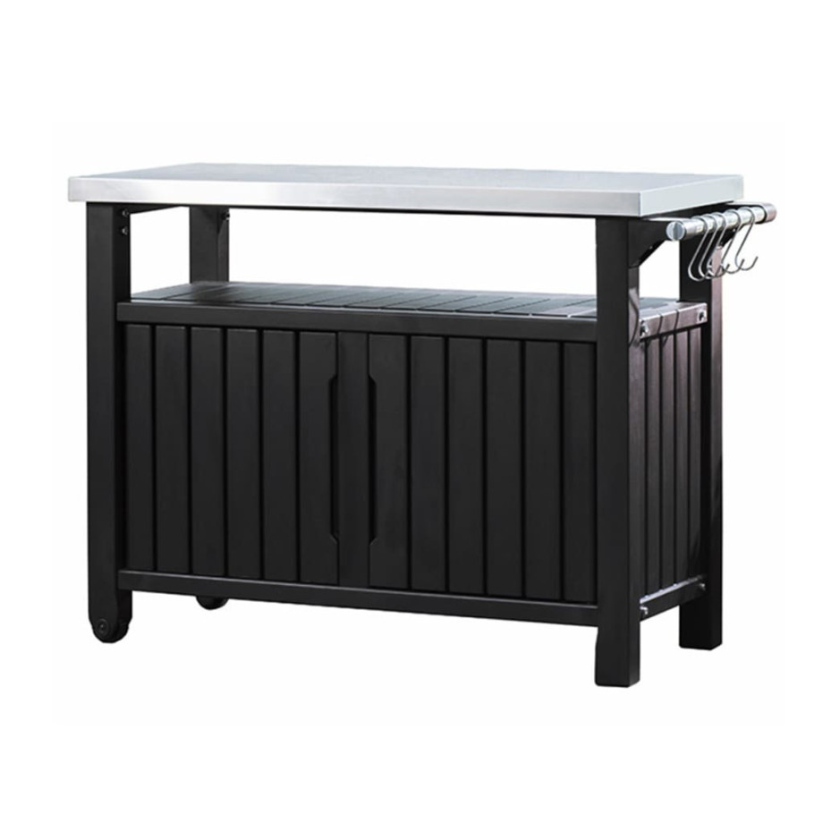 Keter Tuintafel voor BBQ multifunctioneel Unity XL hout-look afbeelding 1