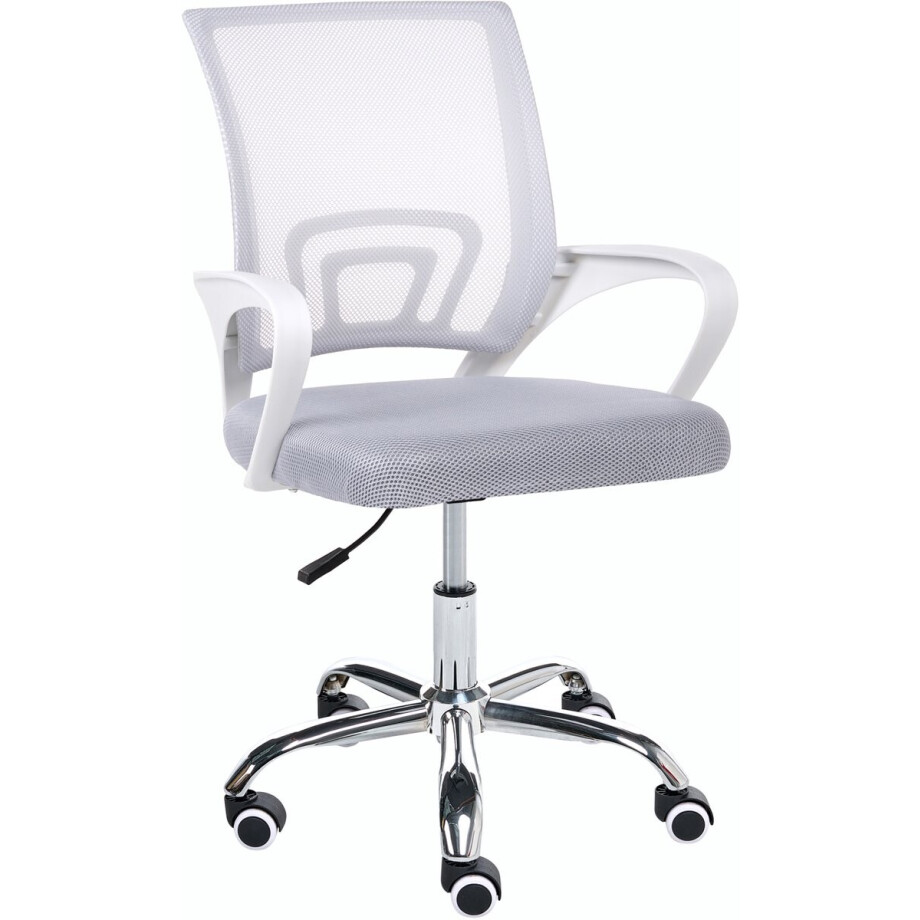 SOLID - Bureaustoel - Lichtgrijs - Polyester afbeelding 1