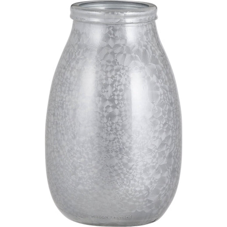 Mica Decorations Vendo Lantaarn - 18x18x28 cm - Glas - Besneeuwd afbeelding 1