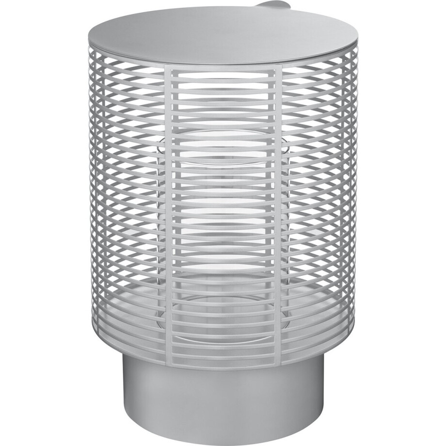 Olea Windlicht Silver | Grijs | Staal afbeelding 1