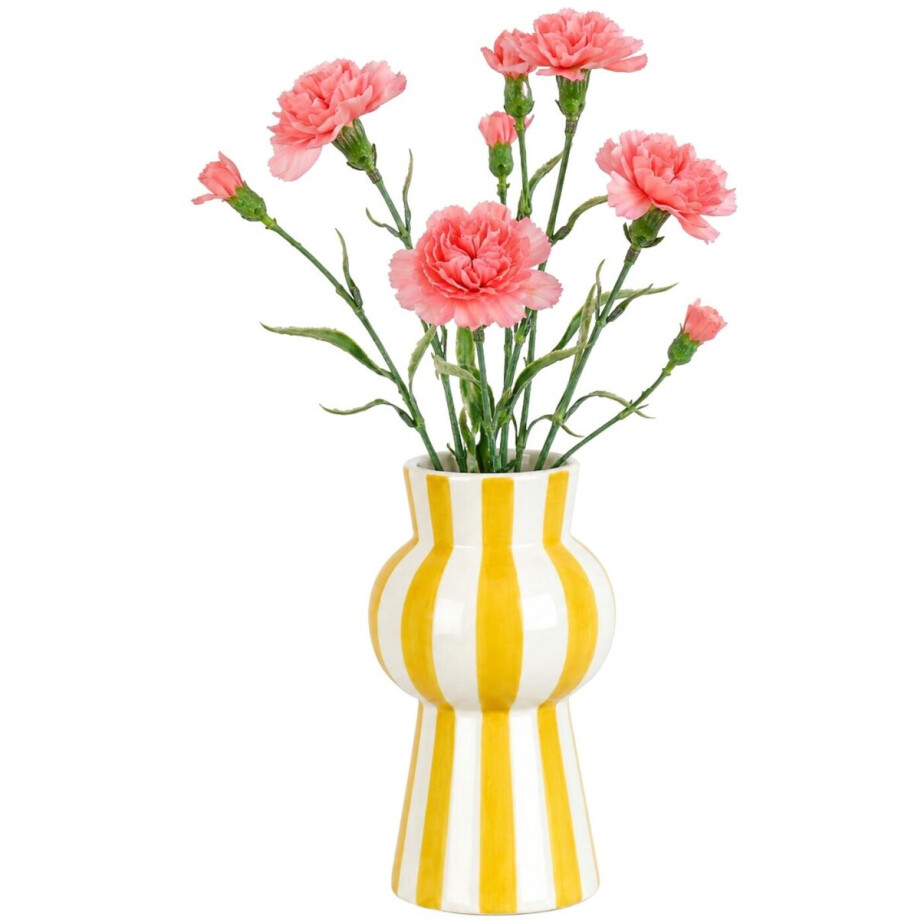 Mica Decorations Kunstbloem Anjer Floristic - 4x - H71 cm - roze - kunststof - stelen kunstbloemen - boeket - rozen bloemetjes afbeelding 1