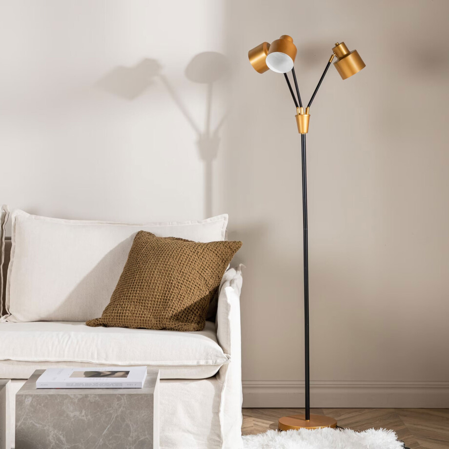 Nohr Vloerlamp 'Hina' 3-lamps afbeelding 1