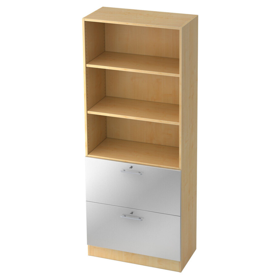 SIGNA G 7300 RE - Esdoorn/Zilver Rail handvat (kunststof) SIGNA G 7300 RE - Esdoorn/Zilver Rail handvat (kunststof) afbeelding 1