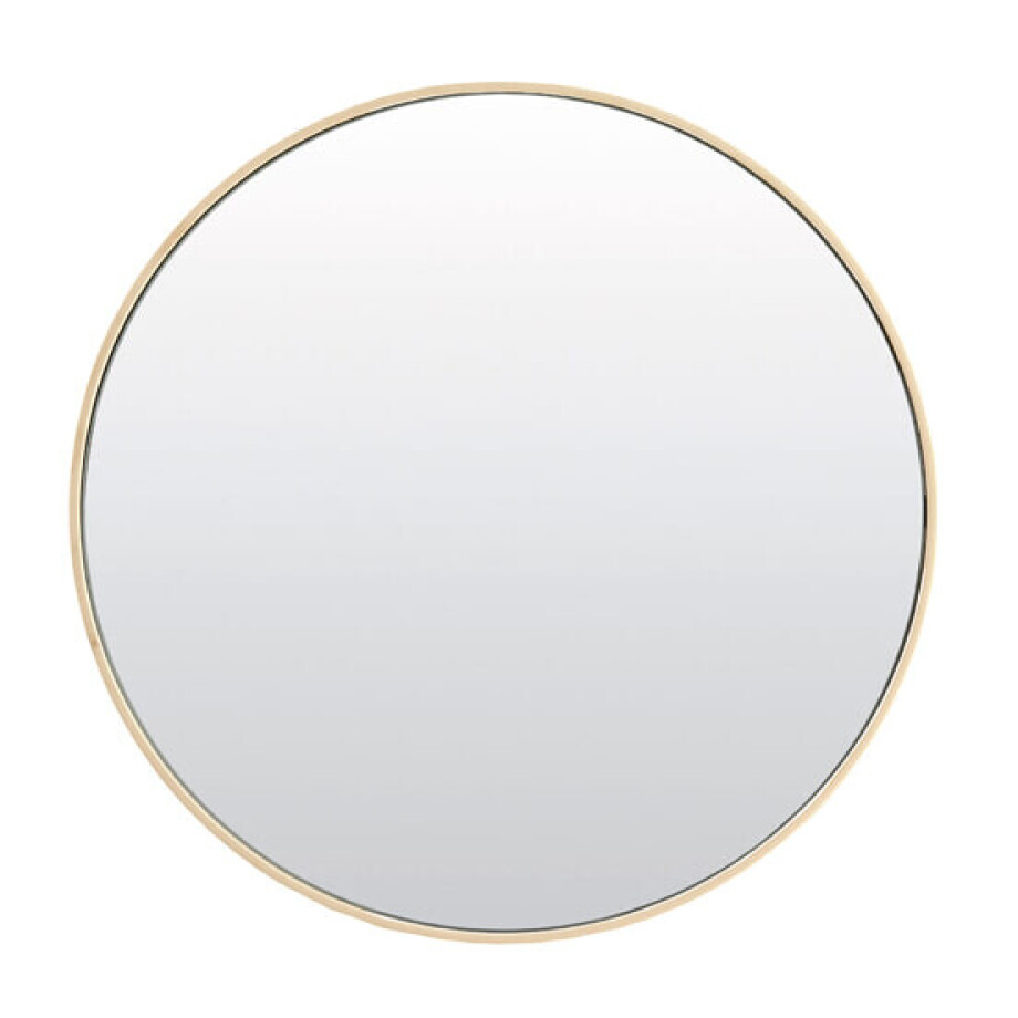 Light & Living Ronde Spiegel 'Espejo' 70cm, kleur Crème Light & Living Ronde Spiegel 'Espejo' 70cm, kleur Crème afbeelding 1