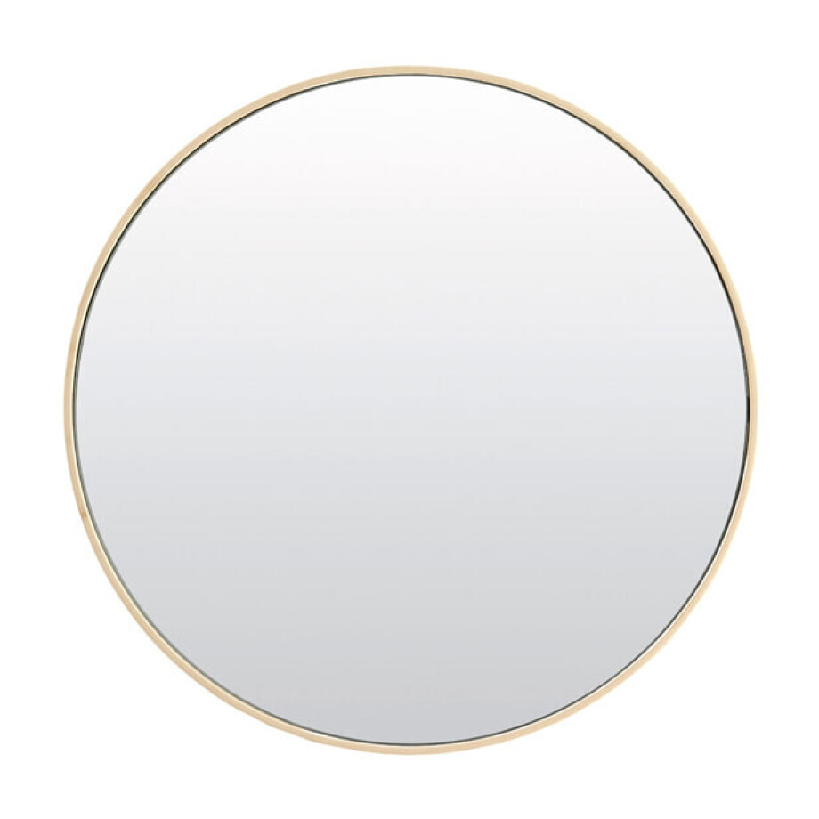 Light & Living Ronde Spiegel 'Espejo' 96cm, kleur Crème Light & Living Ronde Spiegel 'Espejo' 96cm, kleur Crème afbeelding 1