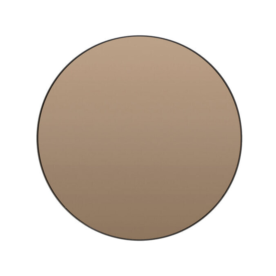 Light & Living Ronde Spiegel 'Espejo' 96cm, kleur Bruin Light & Living Ronde Spiegel 'Espejo' 96cm, kleur Bruin afbeelding 1