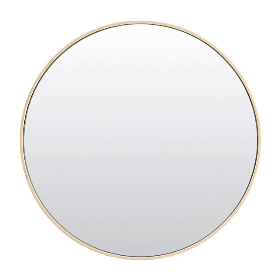 Light & Living Ronde Spiegel 'Espejo' 116cm, kleur Crème Light & Living Ronde Spiegel 'Espejo' 116cm, kleur Crème afbeelding 1
