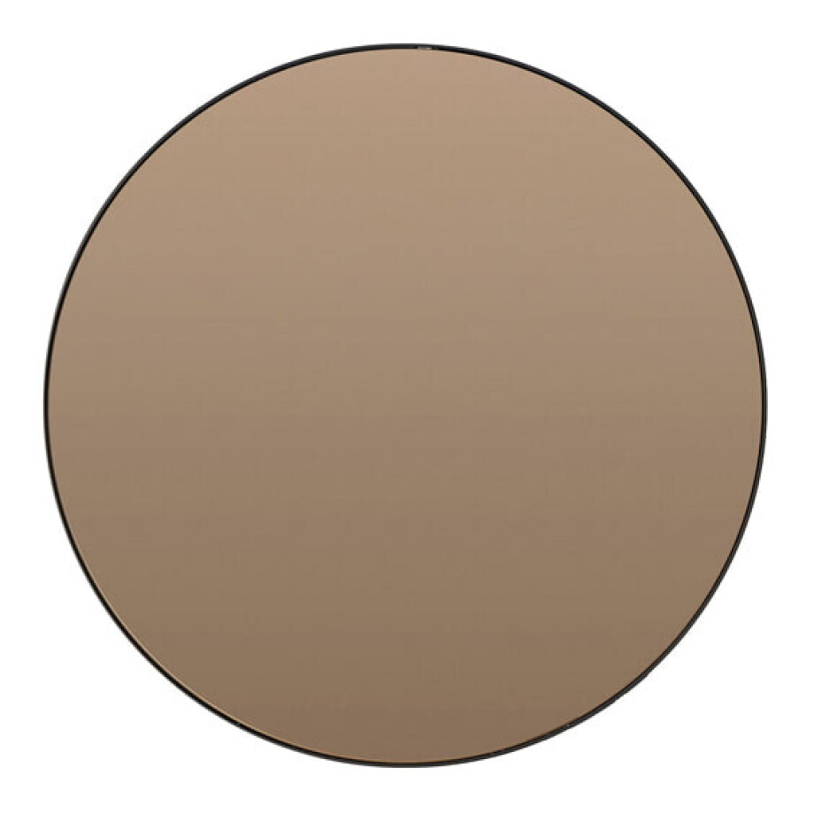 Light & Living Ronde Spiegel 'Espejo' 116cm, kleur Bruin Light & Living Ronde Spiegel 'Espejo' 116cm, kleur Bruin afbeelding 1