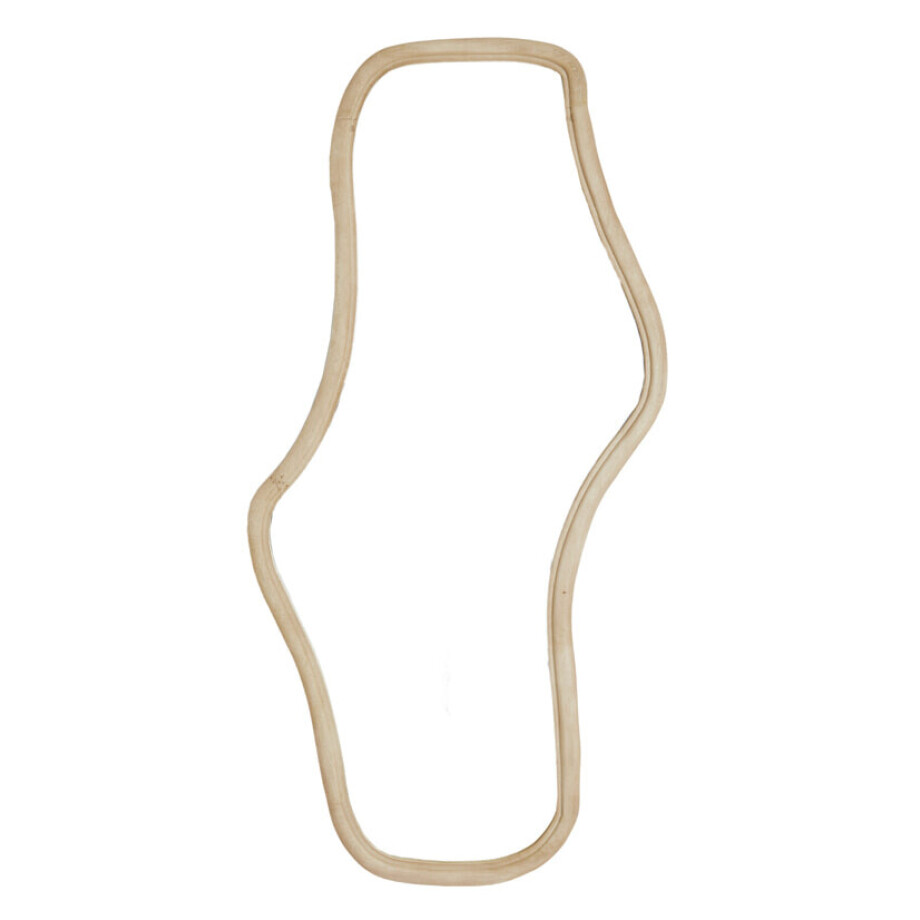 Light & Living Organische Spiegel 'Celano' Mangohout, 161 x 80cm Light & Living Organische Spiegel 'Celano' Mangohout, 161 x 80cm afbeelding