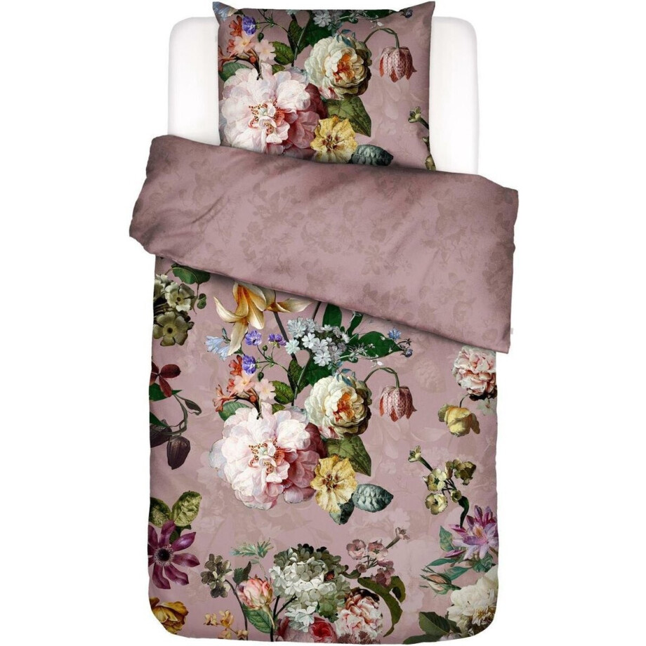 ESSENZA Fleur Dekbedovertrek Woodrose - Lits-Jumeaux - 240x200/220 cm ESSENZA Fleur Dekbedovertrek Woodrose - Lits-Jumeaux - 240x200/220 cm afbeelding 1